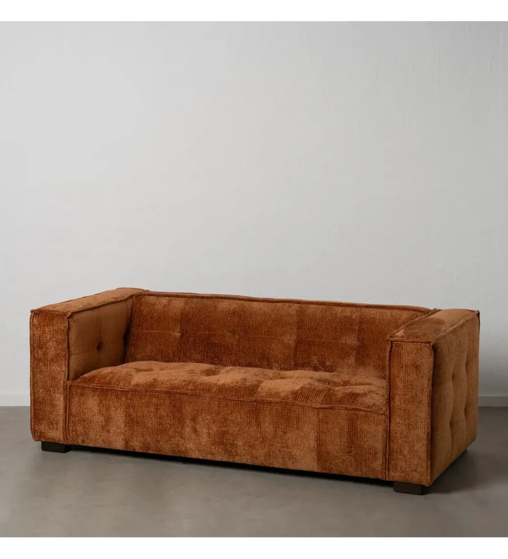 DENZO Sofa SIBARIS 218 cm ceglasta
