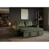 Invicta Interior - przedsprzedaż Sofa SMART 140 cm z funkcją spania zielony