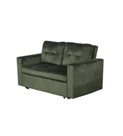 Invicta Interior - przedsprzedaż Sofa SMART 140 cm z funkcją spania zielony