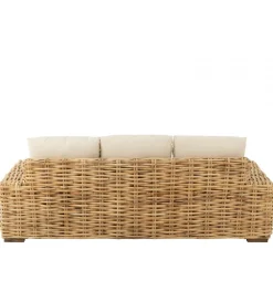 J-Line Sofa trzyosobowa BOHIM 215 cm rattan