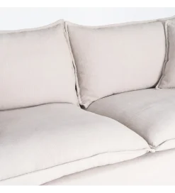Zona-Design Sofa ZAPLASO 221 cm biała