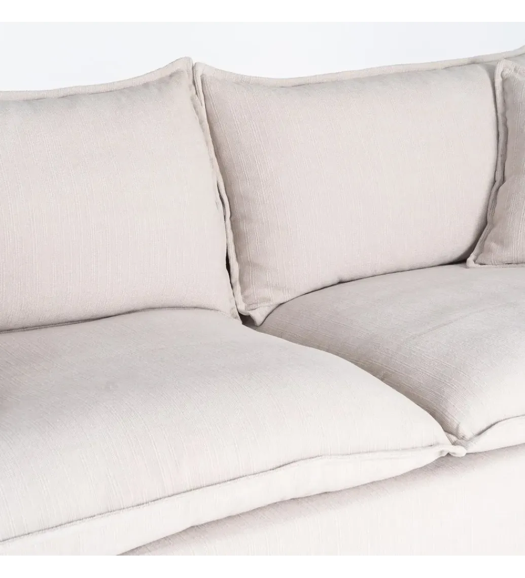 Zona-Design Sofa ZAPLASO 221 cm biała