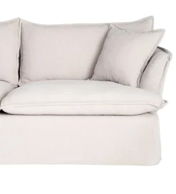 Zona-Design Sofa ZAPLASO 221 cm biała