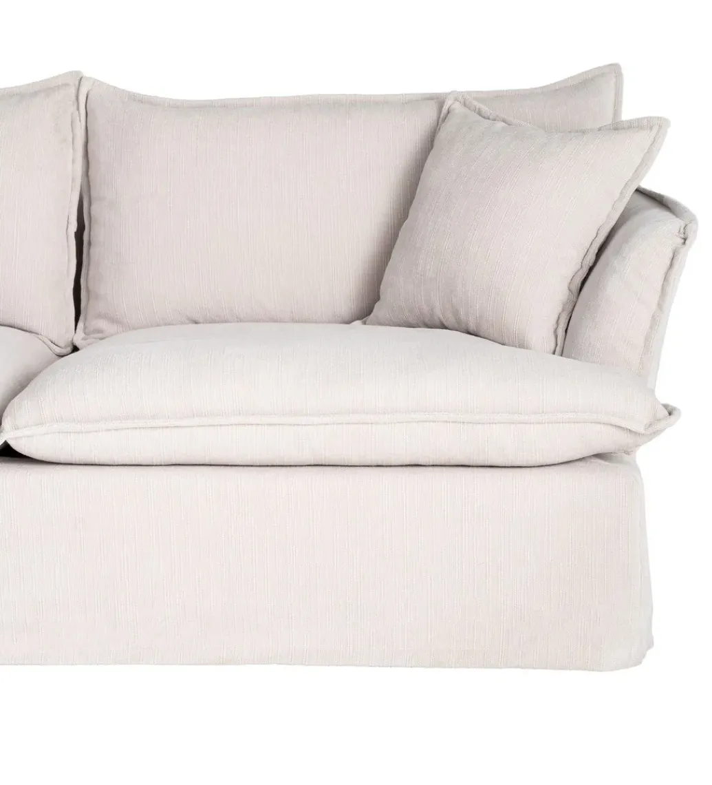 Zona-Design Sofa ZAPLASO 221 cm biała