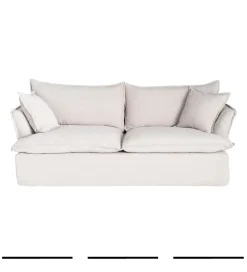 Zona-Design Sofa ZAPLASO 221 cm biała