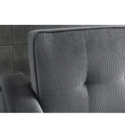 Invicta Interior - przedsprzedaż Sofa z funkcją spania SMART 180 cm cord szary