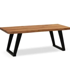 WOHNLING, GERMANY Solik kawowy FRIGI 120 cm drewno akacja
