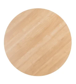 Zona-Design Stół AGARA 100 cm biały naturalny blat