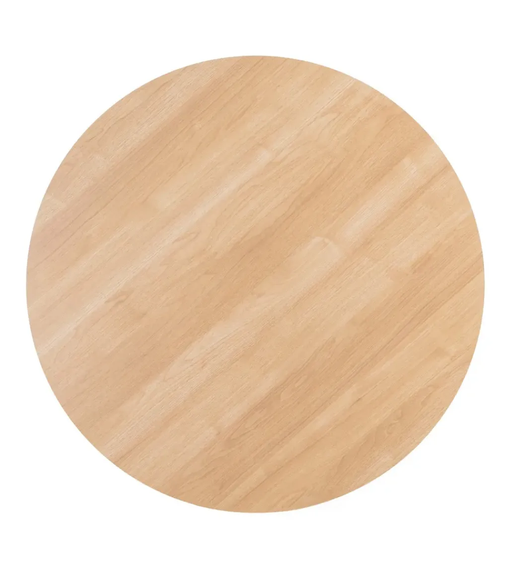 Zona-Design Stół AGARA 100 cm biały naturalny blat