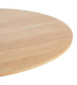 Zona-Design Stół AGARA 100 cm biały naturalny blat