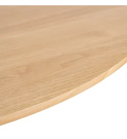 Zona-Design Stół AGARA 100 cm biały naturalny blat