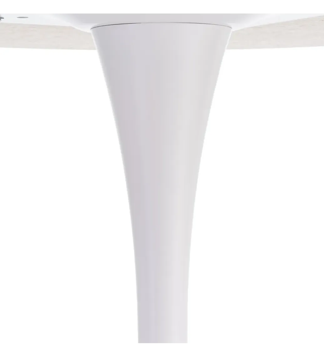 Zona-Design Stół AGARA 100 cm biały naturalny blat