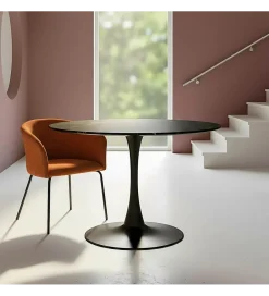 Zona-Design Stół AGARA 100 cm czarny