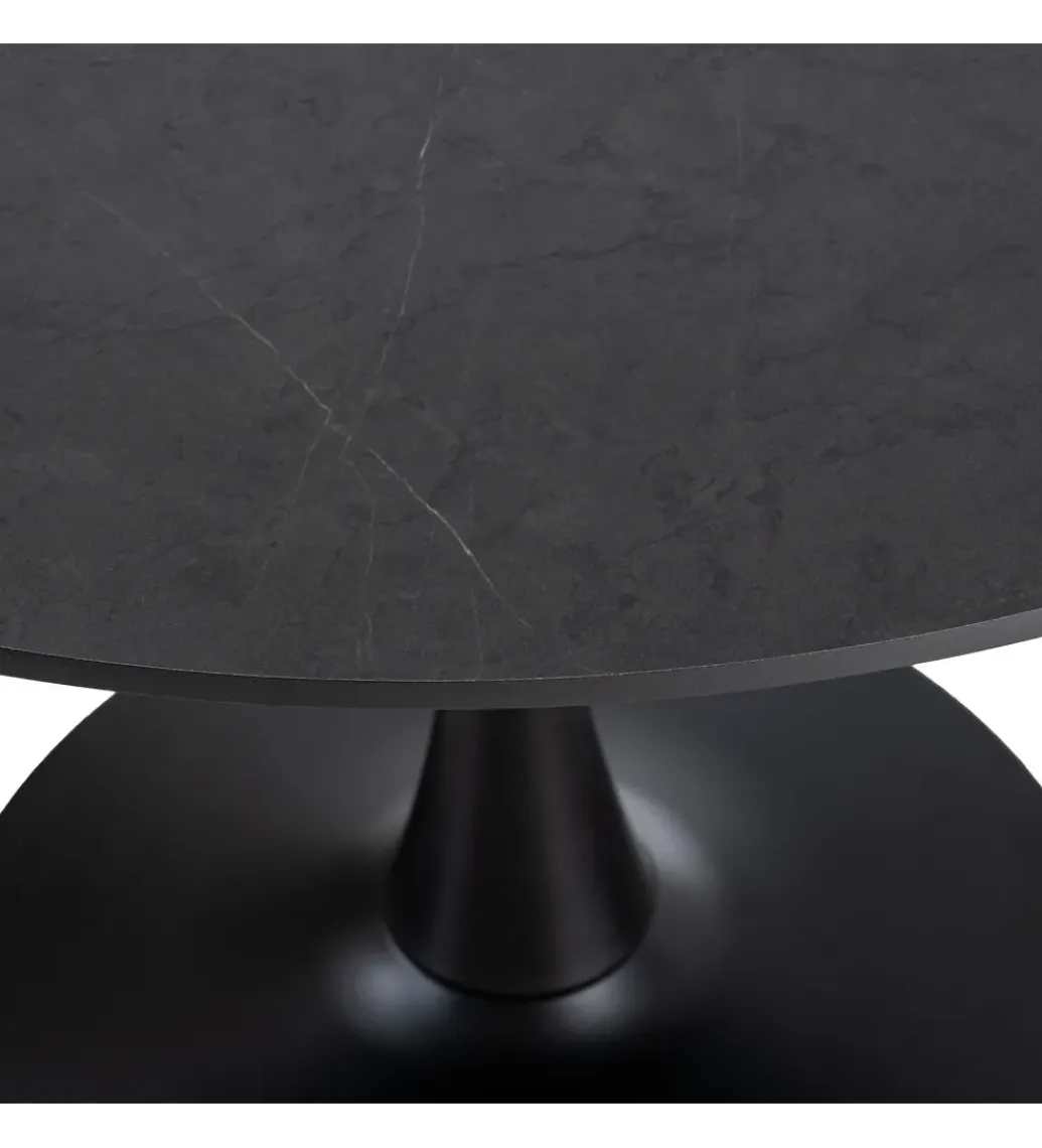 Zona-Design Stół AGARA 100 cm czarny