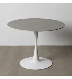 Zona-Design Stół AGAT 100 cm biały szary blat