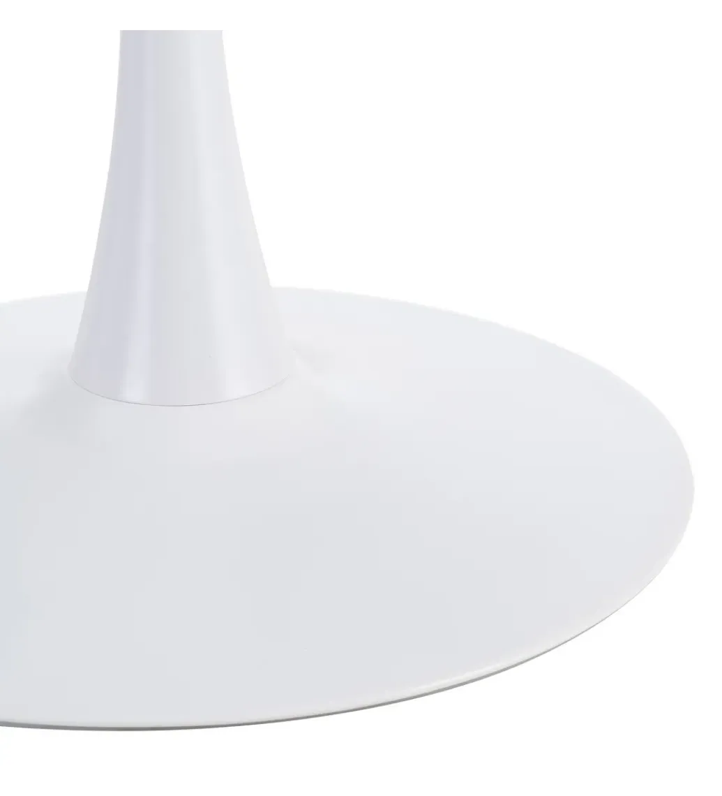 Zona-Design Stół AGAT 100 cm biały szary blat
