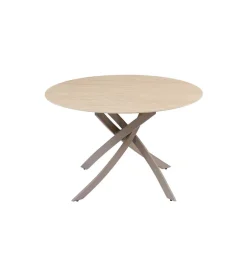 Invicta Interior Stół ALPINE 120 cm ceramika w optyce trawertynu