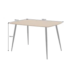 Invicta Interior Stół APARTMENT 120 cm naturalny