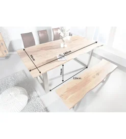 Invicta Interior Stół ARKTYKA Mammut 180 cm drewno akcja honey