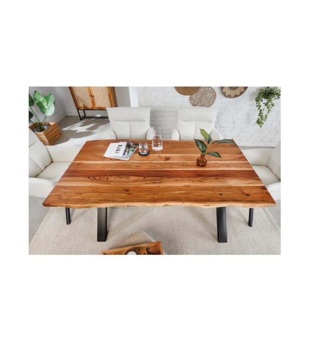 Invicta Interior Stół ARKTYKA Mammut X 160 cm drewno akacja