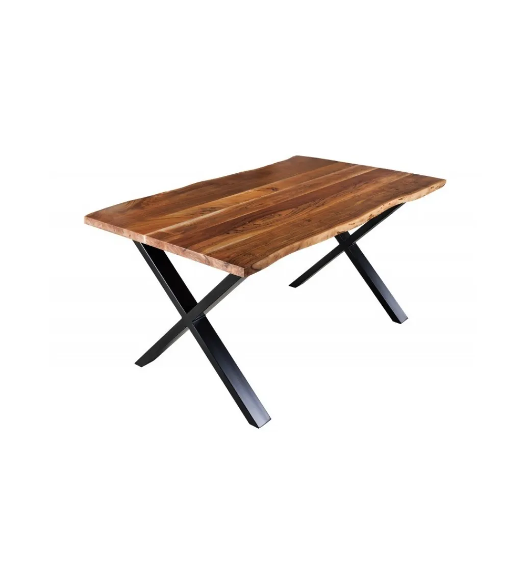 Invicta Interior Stół ARKTYKA Mammut X 160 cm drewno akacja