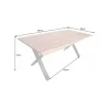 Invicta Interior Stół ARKTYKA Mammut X 180 cm drewno akacja