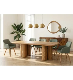 Invicta Interior Stół ART DECO 240 cm drewno mango naturalny