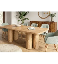 Invicta Interior Stół ART DECO 240 cm drewno mango naturalny
