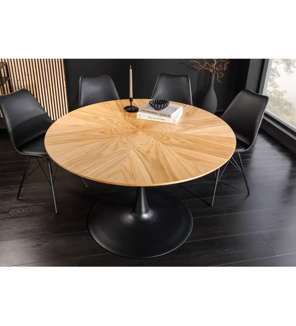 Invicta Interior Stół ATELIER 120 cm kolor naturalnego dębu