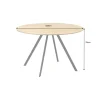 Invicta Interior Stół ATELIER 120 cm kolor naturalnego dębu