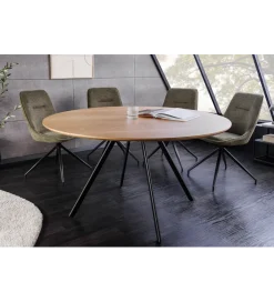 Invicta Interior Stół ATELIER 120 cm kolor naturalnego dębu