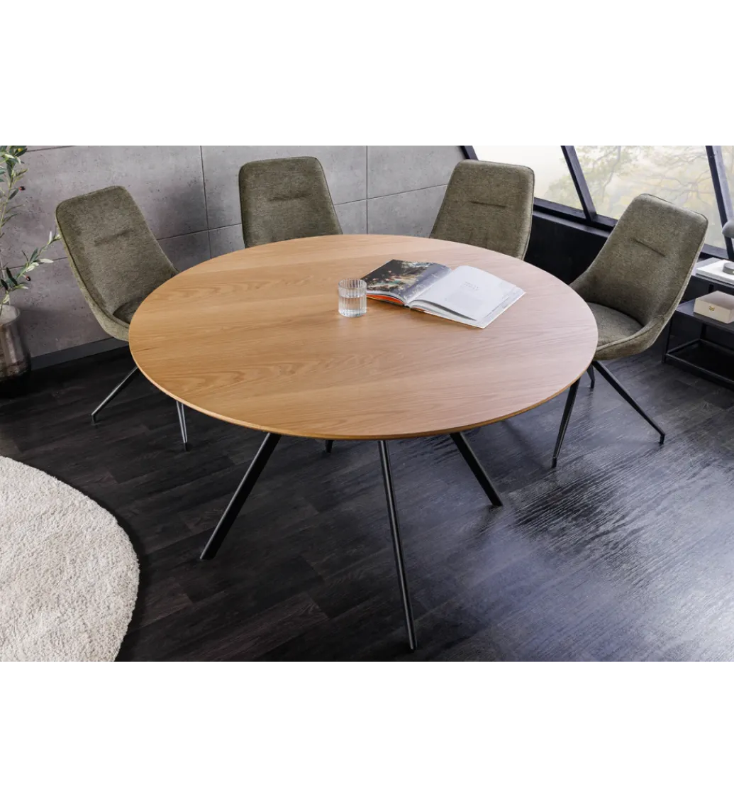 Invicta Interior Stół ATELIER 120 cm kolor naturalnego dębu