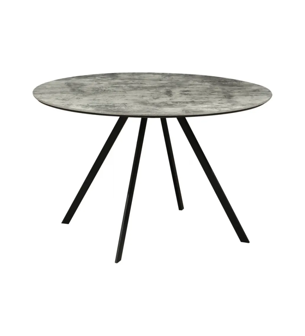 Invicta Interior Stół ATELIER 120 cm kolor naturalnego kamienia szary