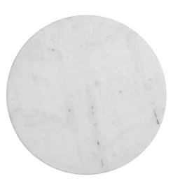 Zona-Design Stół AUESON 110 cm czarny blat w optyce marmuru