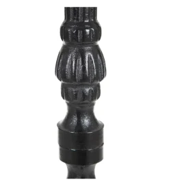 Zona-Design Stół AUESON 110 cm czarny blat w optyce marmuru