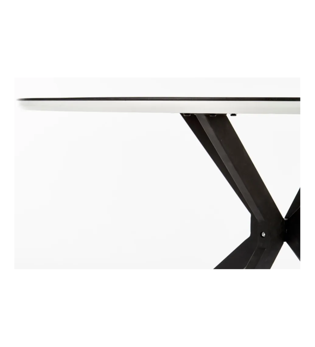 Halmar Stół AVELAR 120 cm czarny