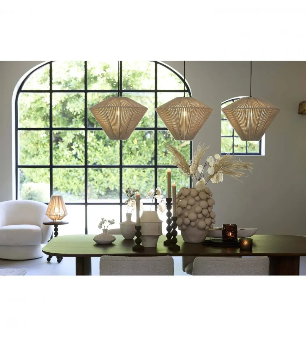 L&L Stół AYMARA 220 cm drewno akcja brązowy