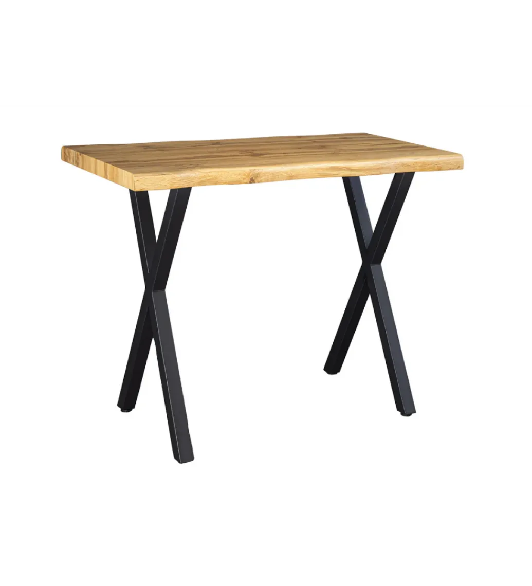 Invicta Interior Stół barowy WILD 120 cm wygląd naturalnego dębu
