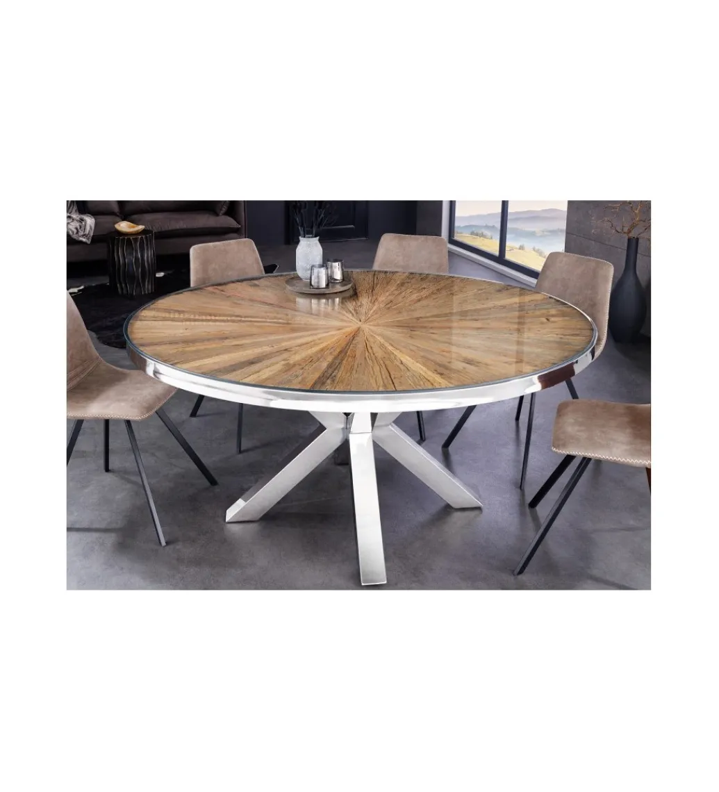 Invicta Interior Stół Barracuda 140 cm drewno teak