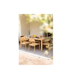 KARE Stół Bella 180 x 90 cm drewno teak naturalny
