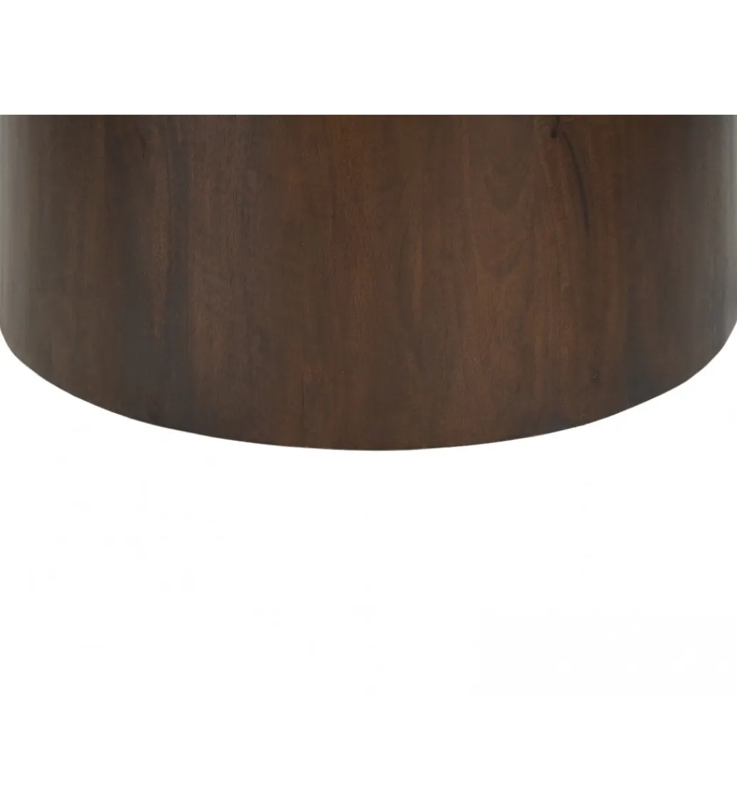 LF-Design Stół Brix Bottecino 130 cm Marmur Drewno mango