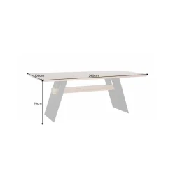 Invicta Interior Stół CHALLLENGER 240 cm drewno dąb dziki