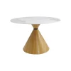 KARE Stół CONO 120 cm ceramika naturalny