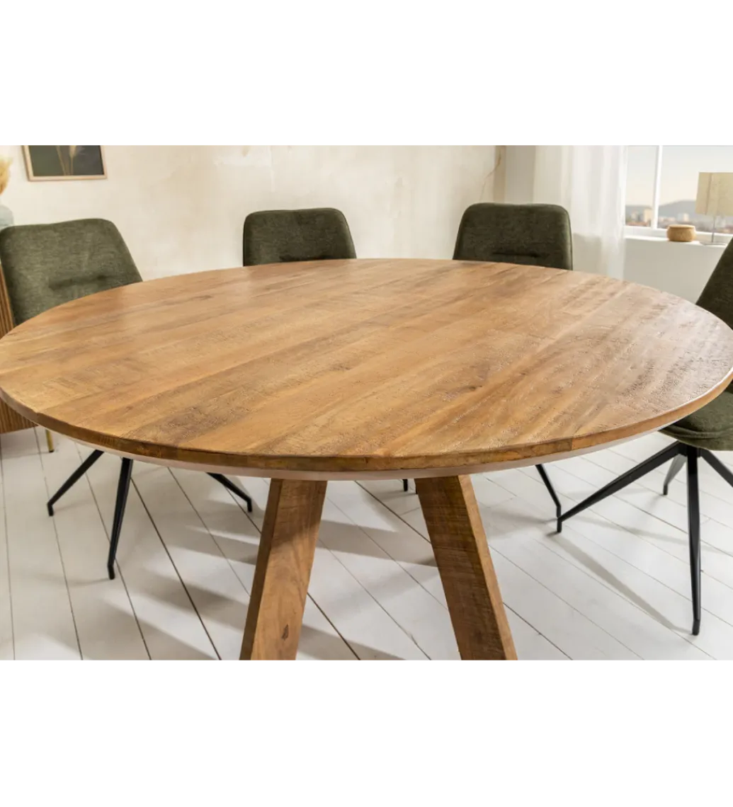 Invicta Interior Stół Craft ART WOOD 120 cm drewno mango naturalny