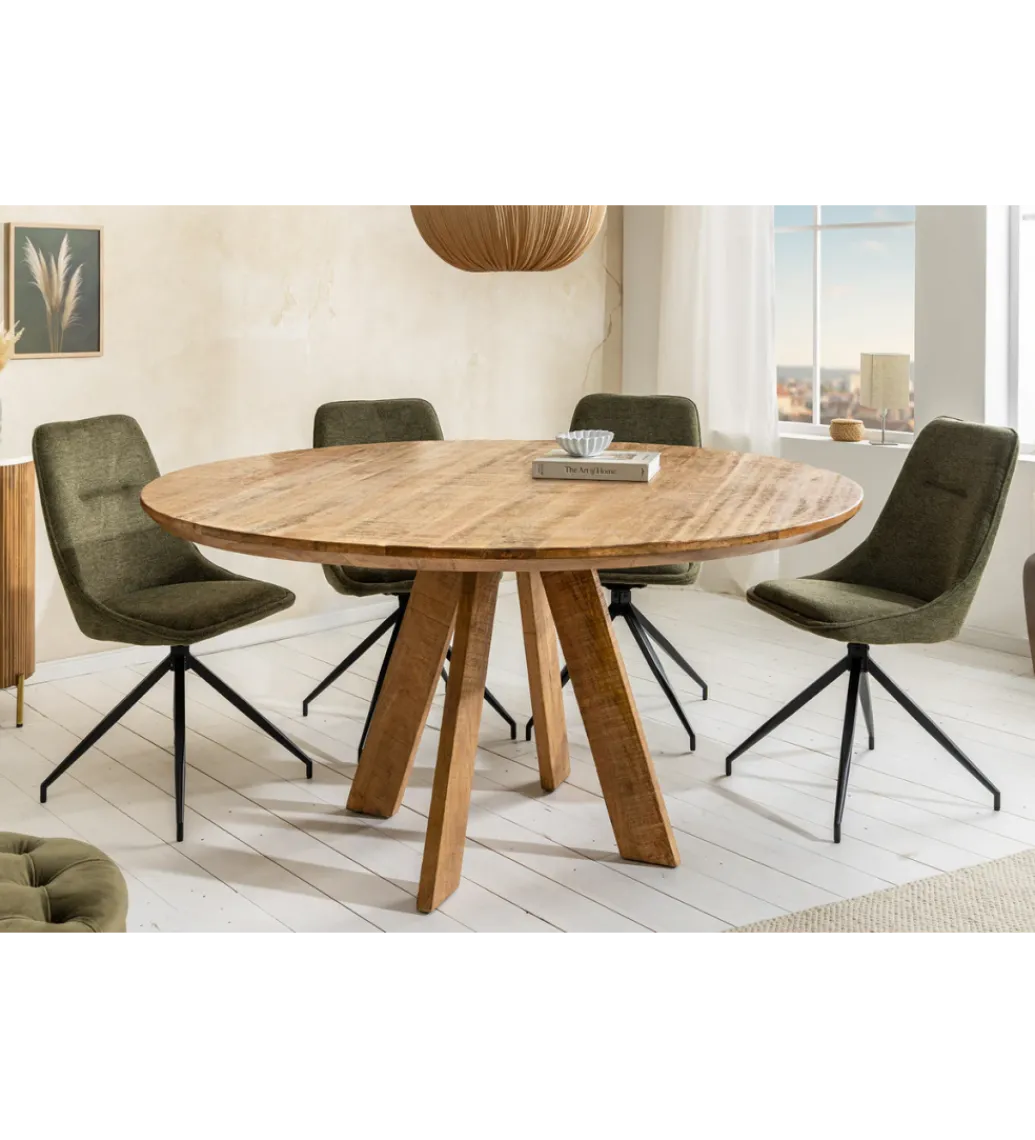 Invicta Interior Stół Craft ART WOOD 120 cm drewno mango naturalny