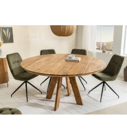 Invicta Interior Stół Craft ART WOOD 120 cm drewno mango naturalny