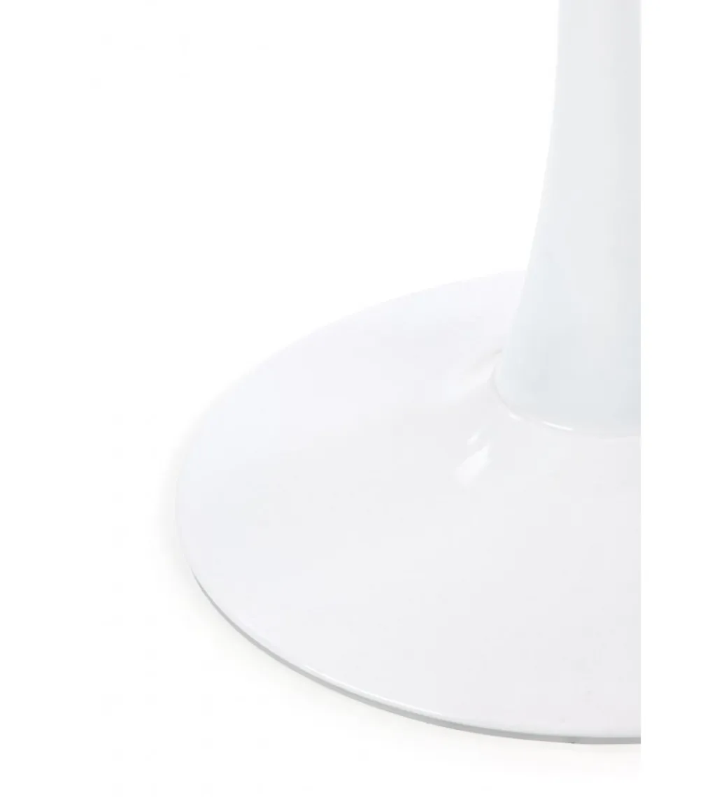 Halmar Stół DENVER 80 cm w optyce białego marmuru