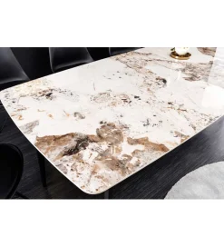 Invicta Interior Stół DYLAN  180 cm ceramika w optyce marmuru