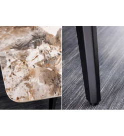 Invicta Interior Stół DYLAN 160 cm ceramika w optyce marmuru