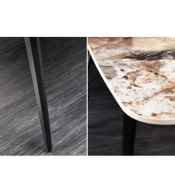Invicta Interior Stół DYLAN 160 cm ceramika w optyce marmuru